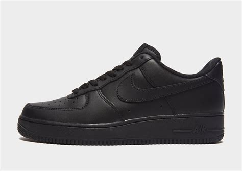 nike air force zwart maat 44.5|Heren Zwart Air Force 1 Schoenen (11) .